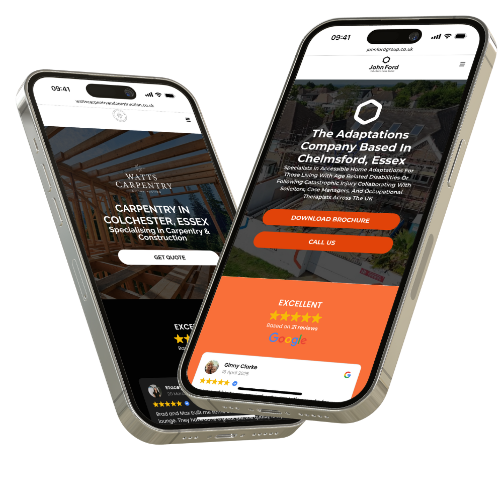 website design for builders