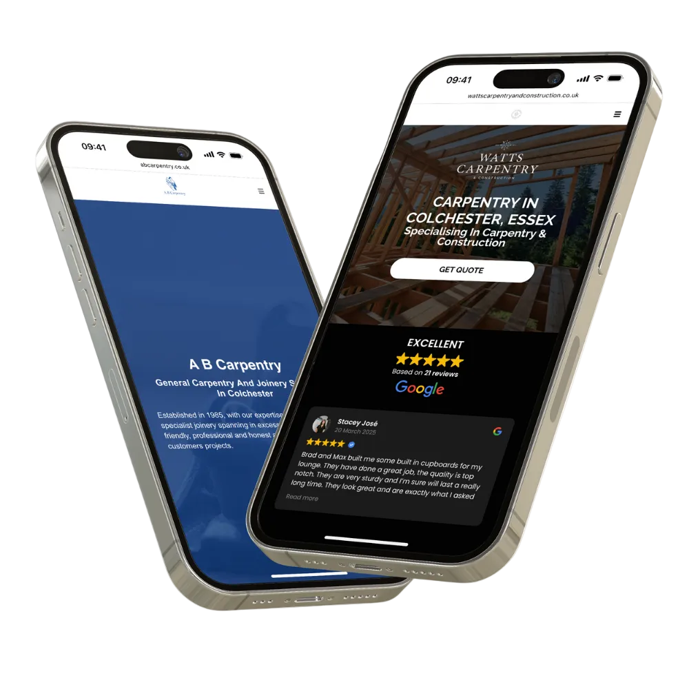 website design carpentry